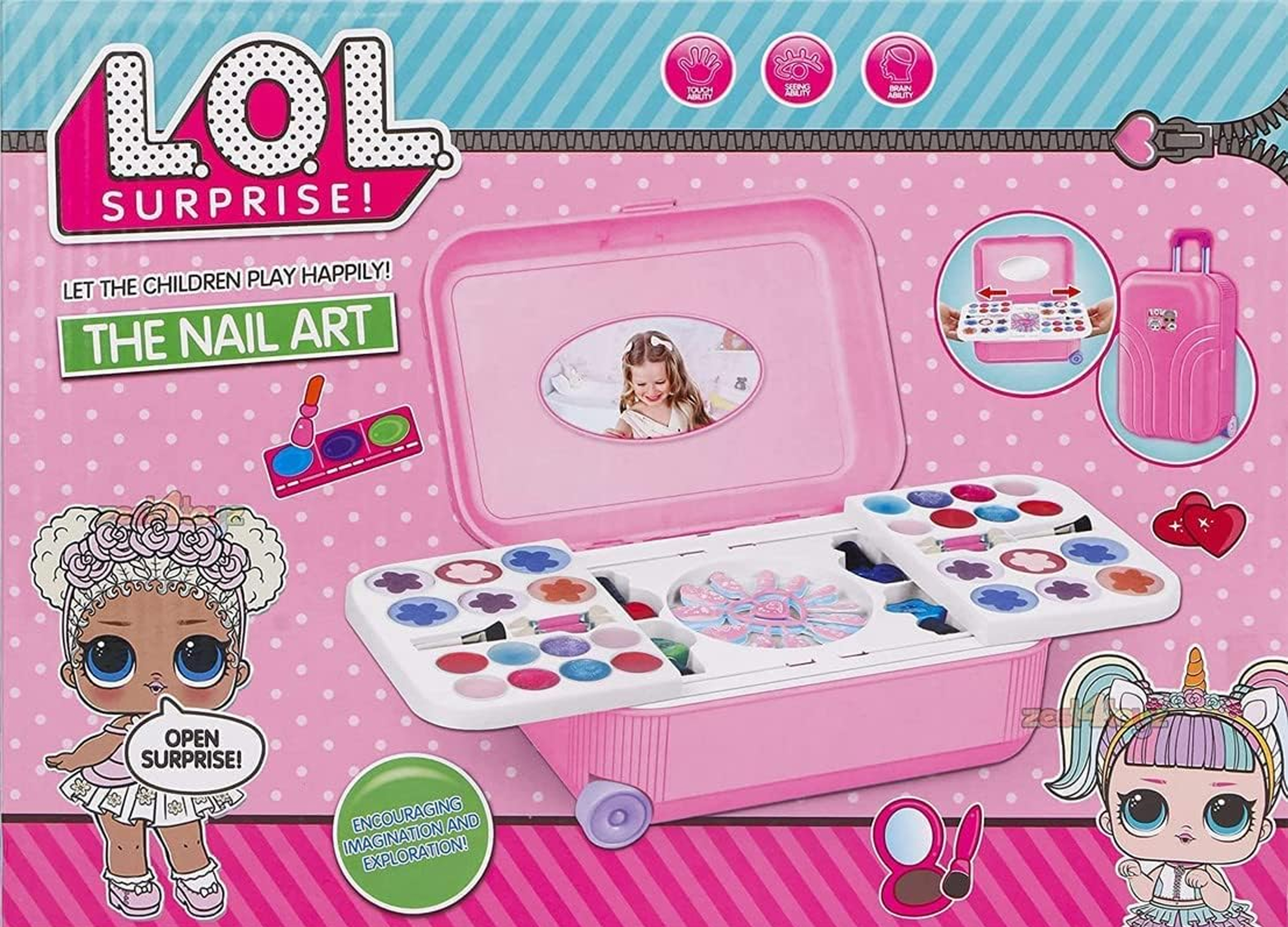 LOL surprise The nail art